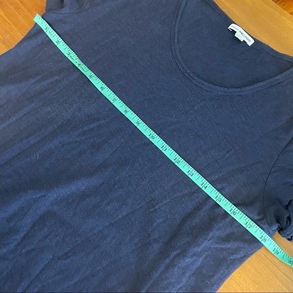 Standard James Perse Navy Blue Rolled Sleeve T-shirt Dress Womens 3 US M - Picture 8 of 8